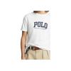 Polo Ralph Lauren Letter Print Casual Crew Neck Short Sleeve T-Shirt Men Tops White 710934714-002