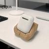 One-piece Headphone Holder 3D Printed Pillow-Shaped Stand, Cute Desk Organizer for Earbuds Pillow-shaped Charging Case, Anti-Slip Stable Display Rack,