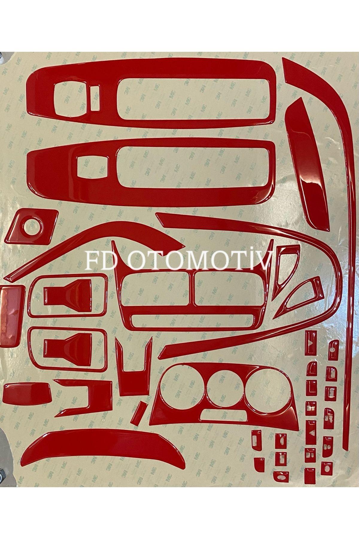 

Fiat Doblo D3 Torpido, Konsol, Trim, Göğüs Maun Kaplama Kırmızı Renk