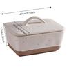 Anti-odor Butter Dish Rectangular Cheese Storage Box Simple Vintage Ceramic Butter Box  Bread