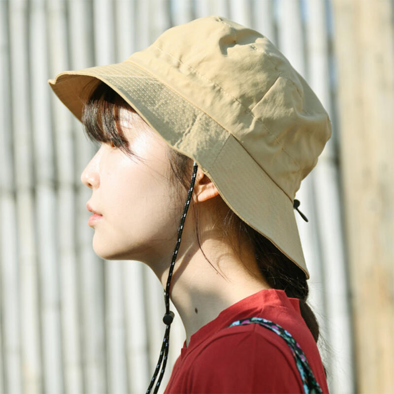 Женская и мужская дорожная портативная карманная панама-ведро C7189_Khaki