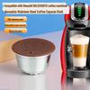 Dual-Use Stainless Steel Coffee Capsule for Nespresso DOLCEGUSTO: Compatible with Coffee and Milk Foam