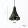 NUCHI Christmas Tree Ornaments: Origami Honeycomb Snowman Ball Pendants