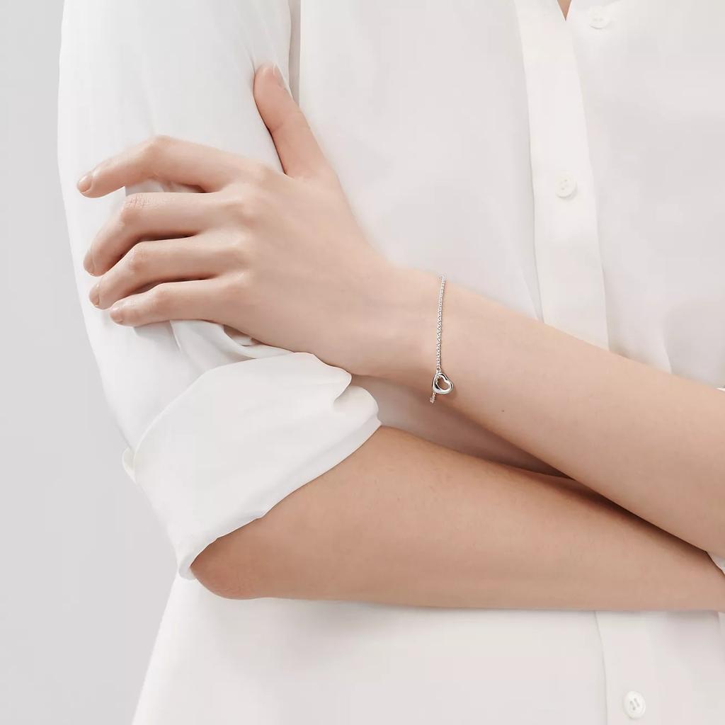 Tiffany & Co. Elsa Peretti Náramek Srdce ze stříbra 925 Dámský náramek 23318768
