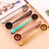 2-in-1 Stainless Steel Coffee Scoop Bag Sealer Measuring Spoon with Built-In Clip Rust-Proof Dishwasher Safe Kitchen Essential for Coffee Milk Powder