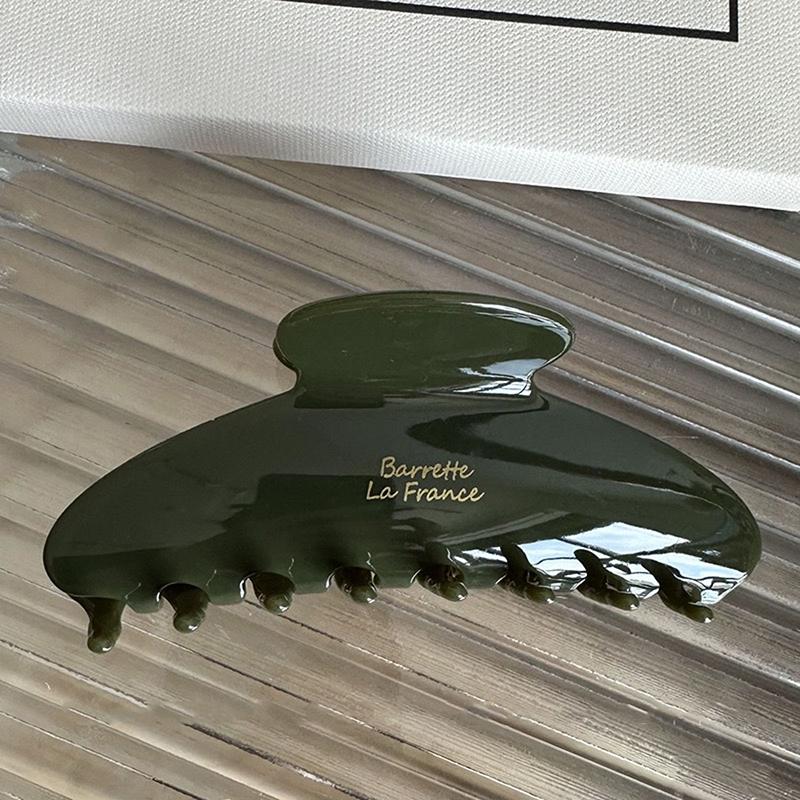 Korean Style Acetate Hair Claw Clip Large Size for Strong Secure Hold Retro Design