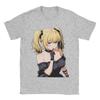 Men T Shirt Grok Ani Sticker Waifu Anime  T-Shirts Hipster Summer Tee Shirt Aesthetic Casual Cotton Clothes Birthday Gift