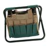 Heavy Duty Folding Stool Bag Multifunctional Gardening Folding Toolkit Stool for Gardeners