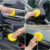 Zhongheng Car Polishing and Waxing Round Sponge - Small Car Wash Cleaning Tool.