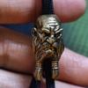 1pcs Antique Copper Long Bearded Old Man Keychain Pendant Backpack Charms Classical Brass Vintage Crafts Home Decor Accessories