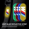 HKUG1 Car Reflective Warning Stickers Night Visibility Protective Strip For BMW Performance M E87 E30 E46 E28 F35 G20 E93 F20 X3 X