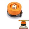 2pcs Camping Stove Butane Gas Adapter Convert Fuel Canister Head for Long Gas Tank