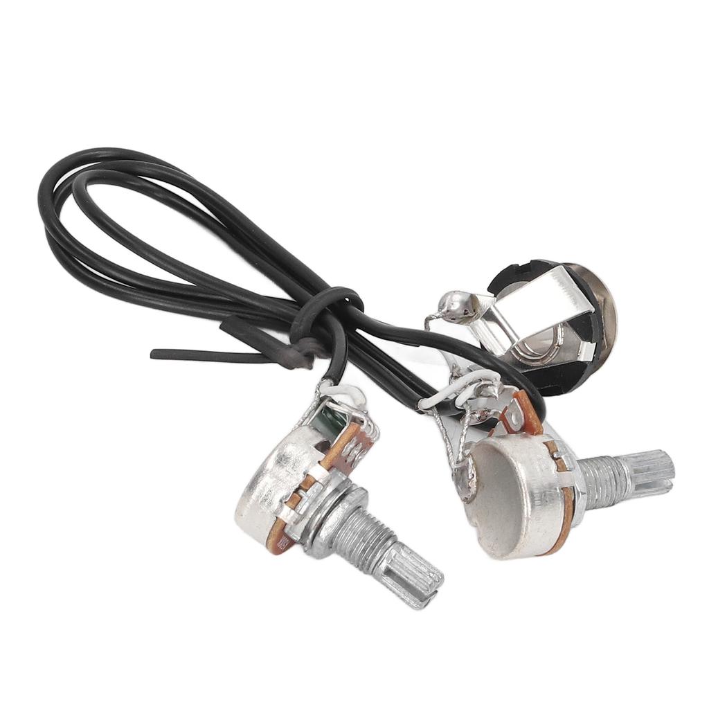 Guitar Wiring Harness Copper A500K B500K Posts Instrument Accessory for Electric Guitars