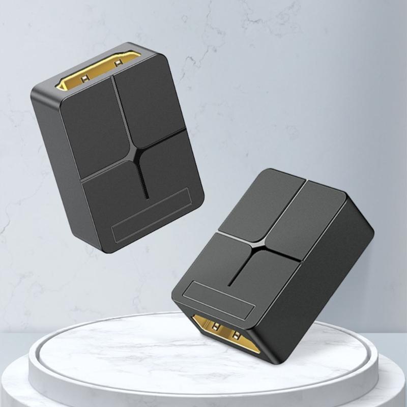 Pack Of 2 Adapter Male To Female Connector Supports 4K And 3D Suitable For TVs Monitors Laptops Smooth Gaming Experience