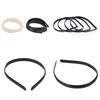 10 Pcs/Set Plastic Hair Band No Teeth Children Hair Accessory Diy Craft 2 Colors