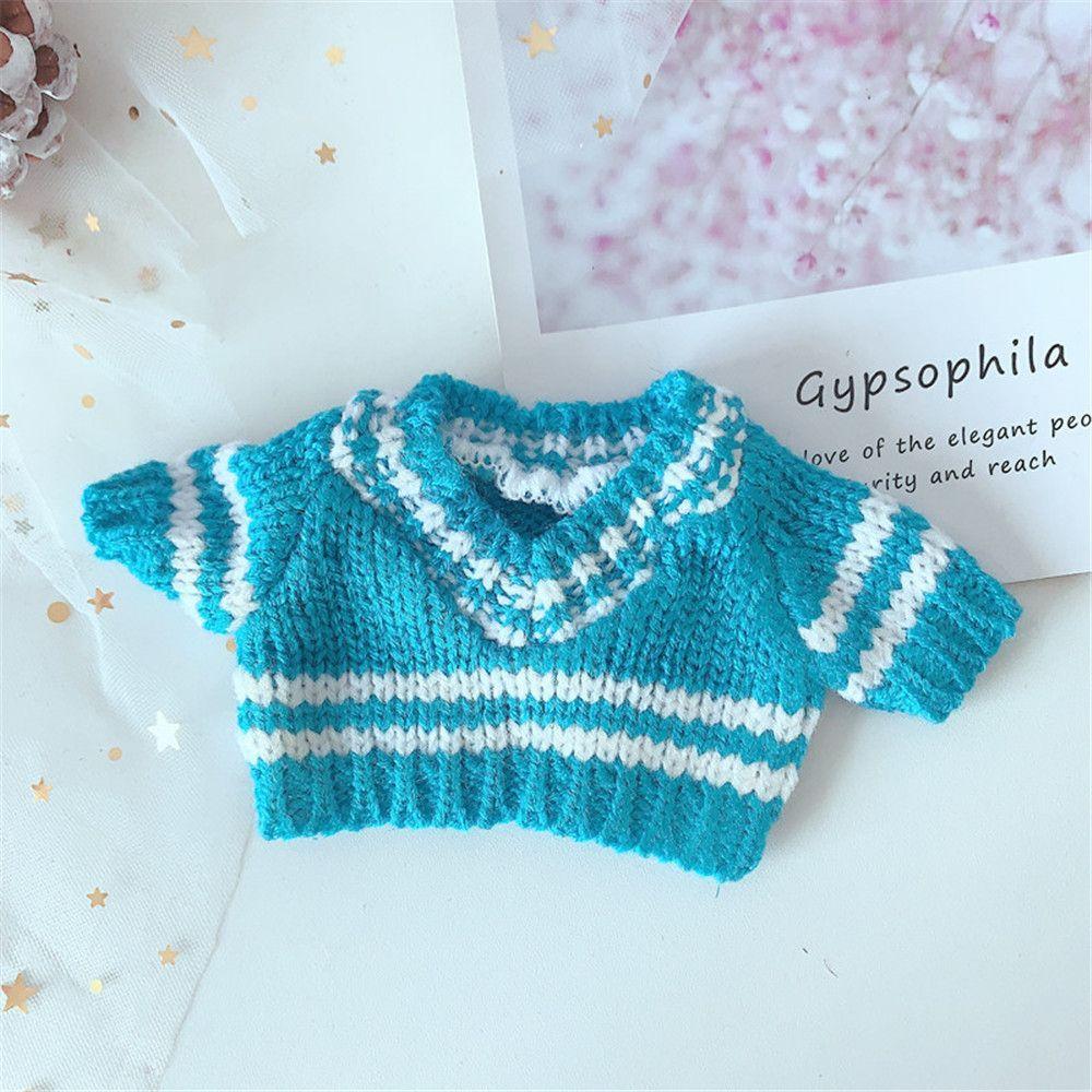 Doll Clothes for 20cm Dolls Plush Doll's Clothing Sweater Stuffed Toy Dolls Outfit for Idol Dolls Accessories