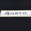 3D ABS Černá Stříbrná Logo 4MATIC Znak Odznak na blatník Odznak kufru pro příslušenství 4MATIC Stikcer