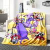 1Pc Circus Creepy Creatures Blanket Soft Throw Blanket For Home Bedroom Bed Sofa Travel Office Solid Christmas Blanket