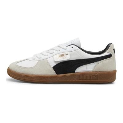 Puma Palermo Kůže Bílá Černá Guma Unisex Tenisky Vapor-Grey 396464-01