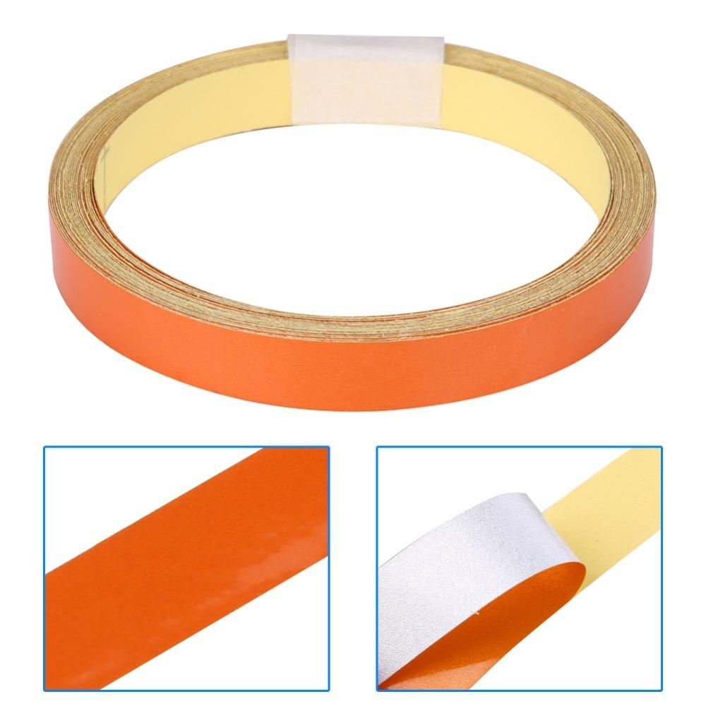Yellow/Orange/Blue/Red Reflective Sticker Strip Vehicle Reflective Tape Vehicle Body Decoration