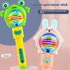 Children's Music Light Magic Wand Frog Rabbit Soft Rubber Ears Music Wand Toys Girl Princess Baby Luminous Creative Toys