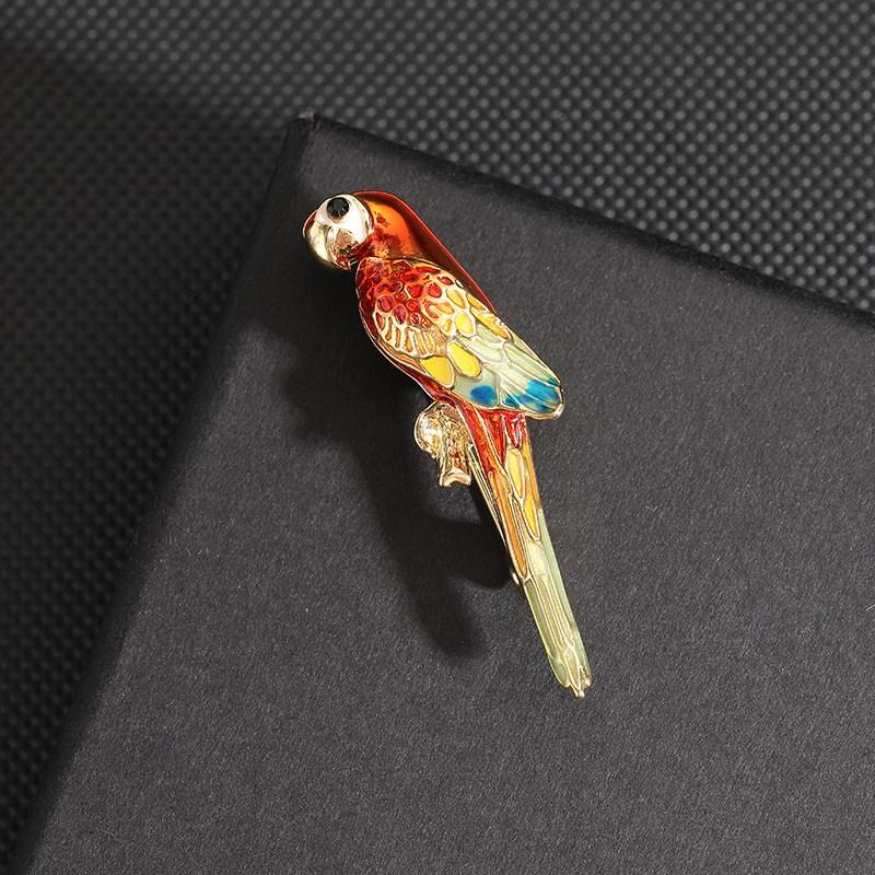 SKEDS Classic Crystal Pearl Phoenix Alloy Broocch Pin For Women Men Fashion Exquisite Rhinestone Badges Creative Animal Corsage