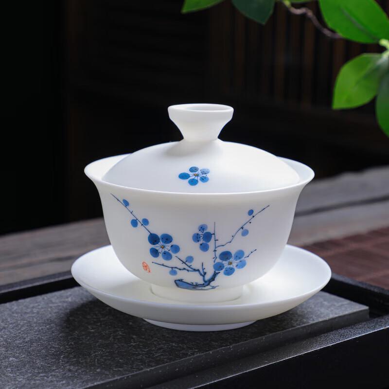 Tuopai 11-Piece Hand-Painted Porcelain Tea Set