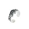 Adjustable Plated Horus Eye Ring Men Women Vintage Geometric Statement Jewelry