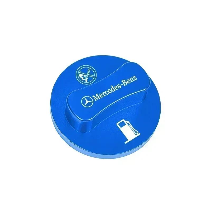 Aluminum Alloy Car Fuel Tank Cap Petrol Box Decoration Accessories For Mercedes Benz AMG W204 W205 W203 W211 W212 W213 W201 W210