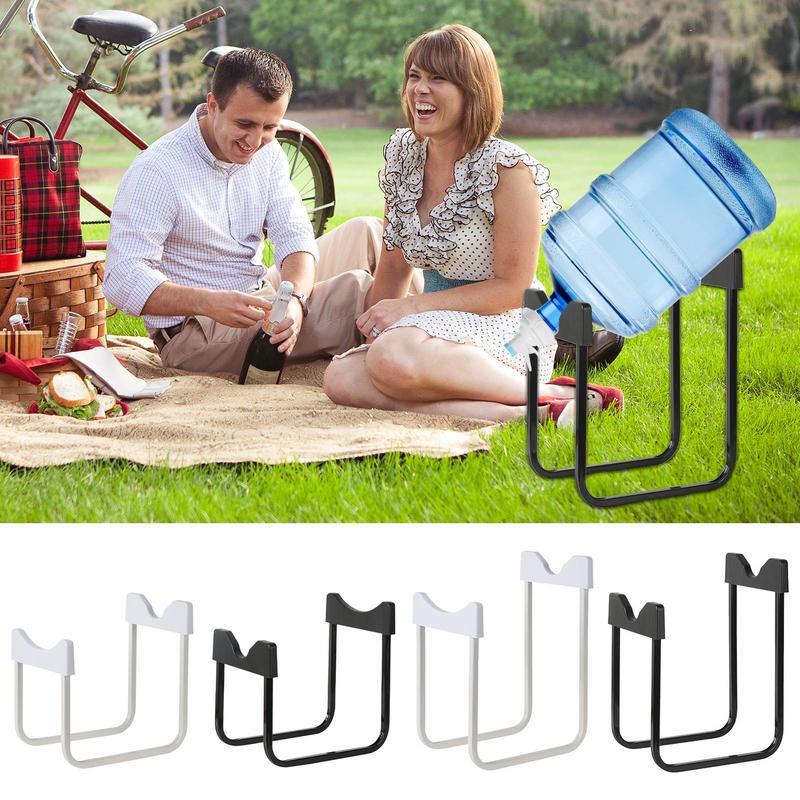 Nuovo Supporto Dispenser Stand Rack Portabottiglie d'Acqua da 3-5 Galloni Tappo Ugello Antipolvere Bocca Bottiglia d'Acqua Non Filettata