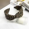 Retro Blumen-Breitband mit Kreuz für Damen – Koreanisches & Französisches Stil-Haaraccessoire