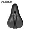 PLSELIS Soft Hollow Road Bicycle Seat Cover Thickened Simple Folding Bike Seat Bag with Ventilation for Mountain Bikes