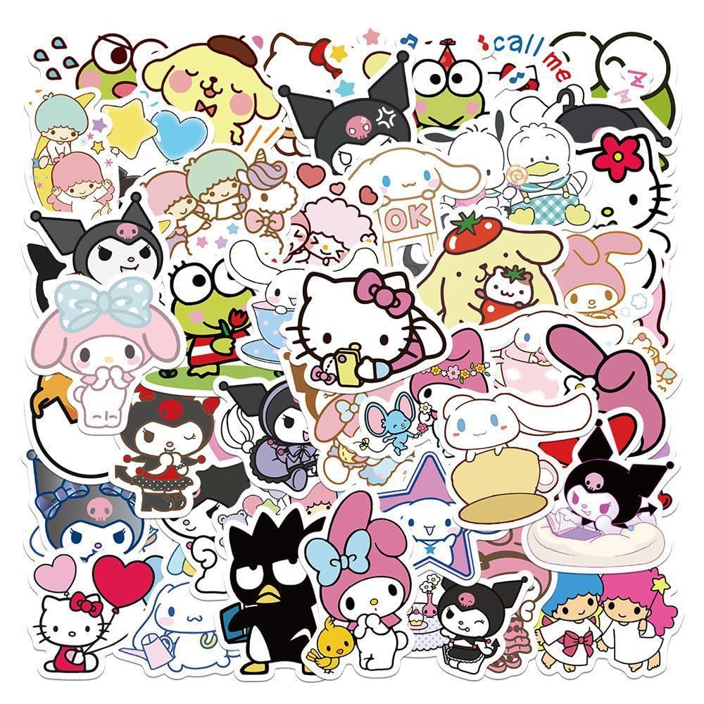Haorange Cute Stickers Set Cartoon Stickers, Waterproof, High Definition Images,