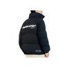 Anta Solid Color Logo Tag Zipper Stand Collar Duck Down Long Sleeve Down Jacket Women Outerwear Black 962248940-3