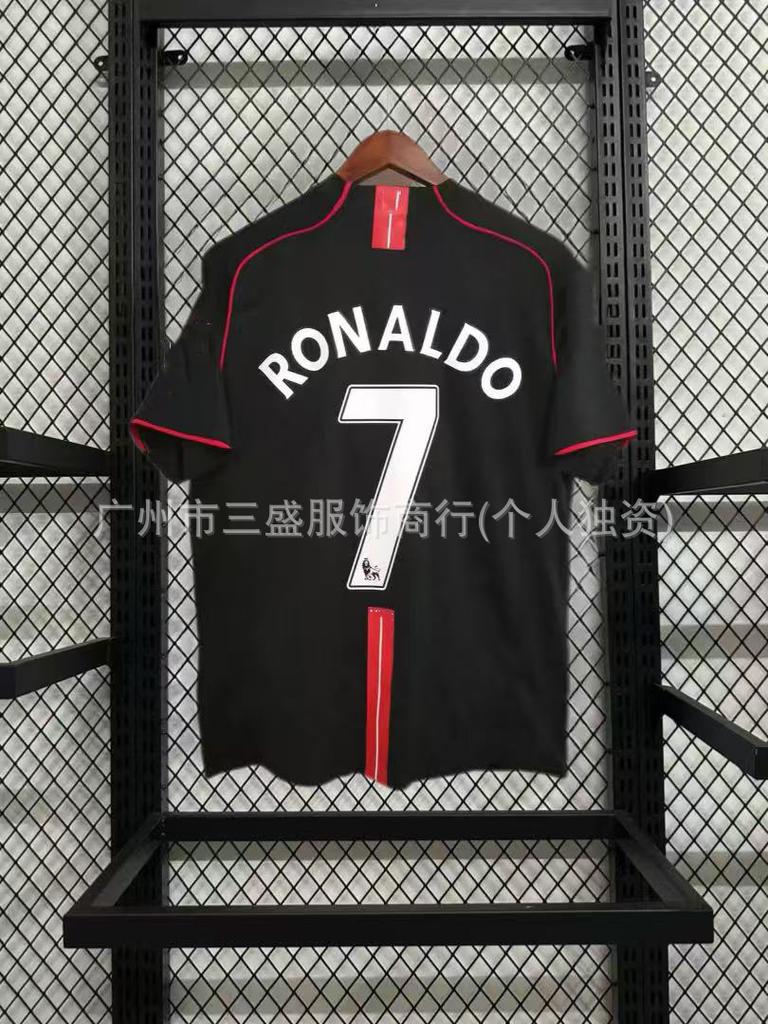 Großhandel Vintage Barcelona Real Madrid Paris AC Santos Spanien Messi Rokaka Ronaldo Trikot