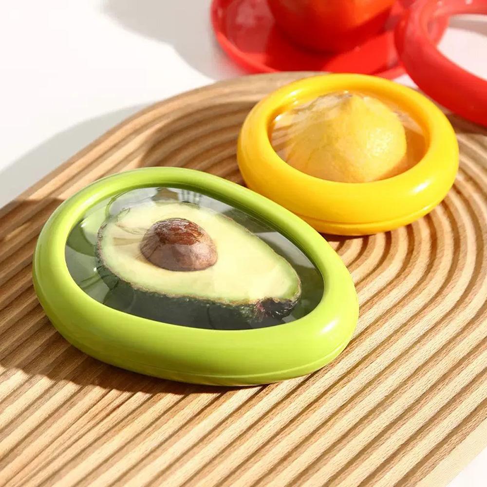 4PCS/1PC Reusable Silicone Fruit and Vegetable Fresh-keeping Box, Is a Must-have Fresh-keeping Box for Families