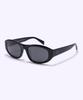 Alloaiweeo [Frame Black] Fbs1607 0909G Acetate Volume Sunglasses