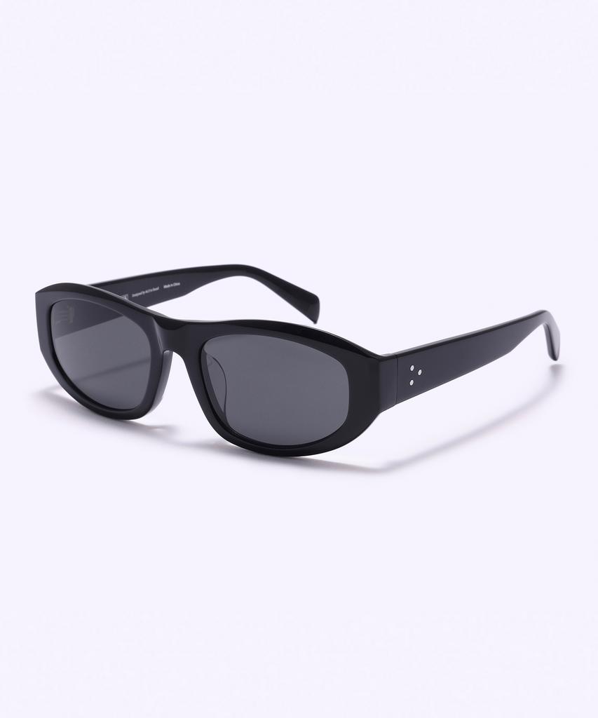 Alloaiweeo [Frame Black] Fbs1607 0909G Acetate Volume Sunglasses
