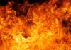 BELECO 7x5ft Tissu Arrière-plan Feu Furieux Arrière-plan Flammes Feu Brûlant Fond Noir Fête d'Anniversaire Thème Pompier