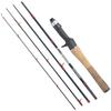 AbuGarcia ZoomSafari ZMSC-565L Reise-Rute Baitcasting für Seebarsch, Aji, Forellen-Area - Dunkelgrün 5.6ft-L