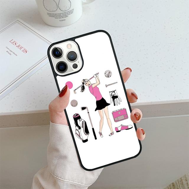 Love Golf Phone Case For iPhone 17 Air 14 15 16 16e 13 12 Max Cover For Apple iPhone 17 Air 14 15 16 16e 11 Pro Max Plus Coque