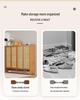 Japanese Rattan Dustproof Shoe Cabinet - Compact, Large-Capacity Entryway Storage Rack