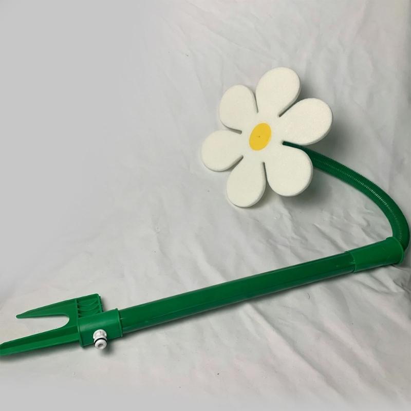 Weather Resistant Adjustable Solar Operated Flower Watering Sprinkler With Double Adapters And Ground Spikes for Garden
