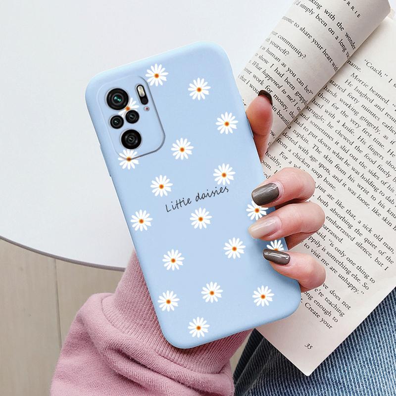 Heart Flower Case For Poco M5S Phone Cover Cute Silicone Shockproof Soft Coque For Poco M5S PocoM5S M5 S Shell Cartoon Lovely