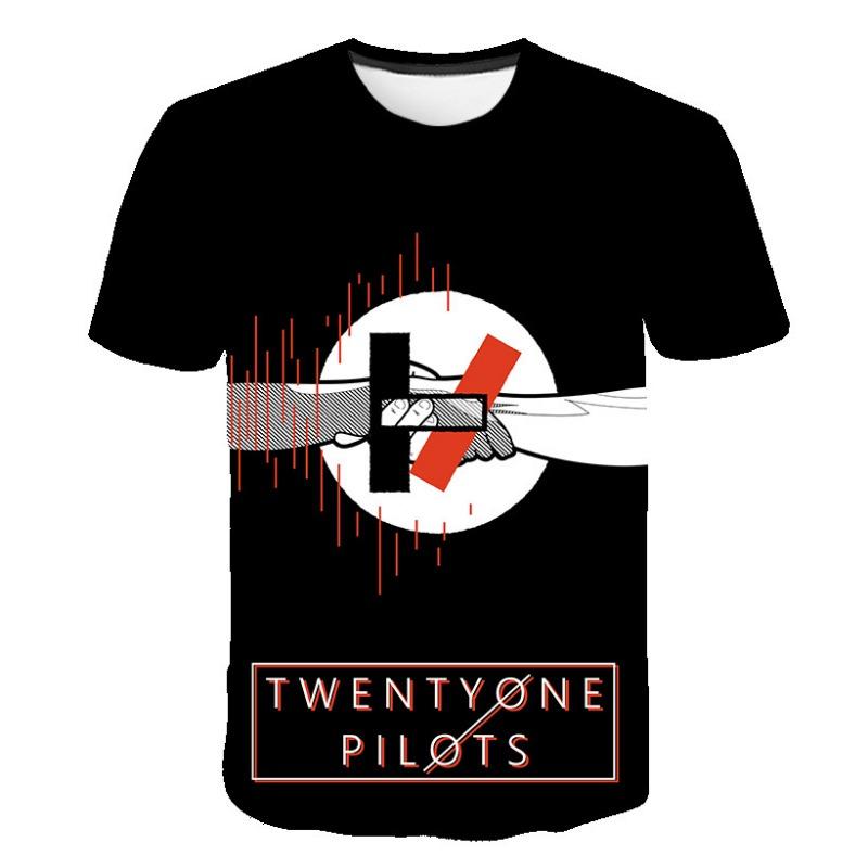 Letní trendy personalizovaná kreativní kulatá vzorovaná 3D digitálně potištěná trička s krátkým rukávem pro muže a ženy