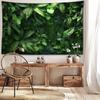 1pc Tropical Lush Greenery Print Tapestry, Bohemian Home Decor for Living Room or Bedroom, Holiday Gift with Free Installation Kit