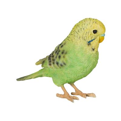 Ubia Green Budgerigar 12 X 3.5 X 7.8 Cm Doll Figurine Ornament Animal Garden Decor Bird H23350