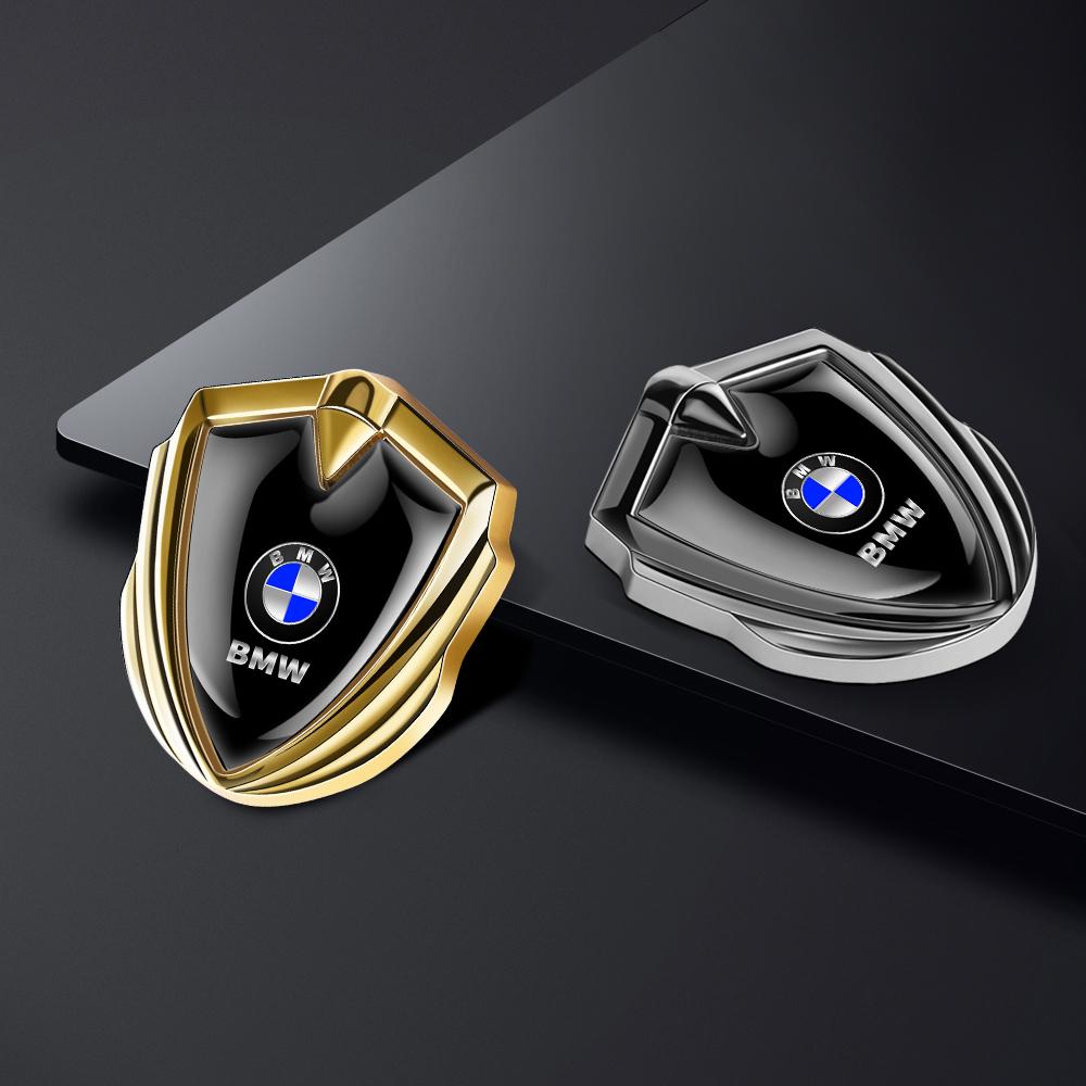 1pc 3D Metal Car Side Fender Shield Emblem Badge Logo Sticker For BMW M E46 E90 E60 F30 E39 F10 E87 E36 F20 E34 Auto Accessories