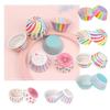 100pcs Colorful Cupcake Liners Nonstick Molds Greaseproof Paper Cupcake Wrappers Standard Size Food Grade Baking Cups