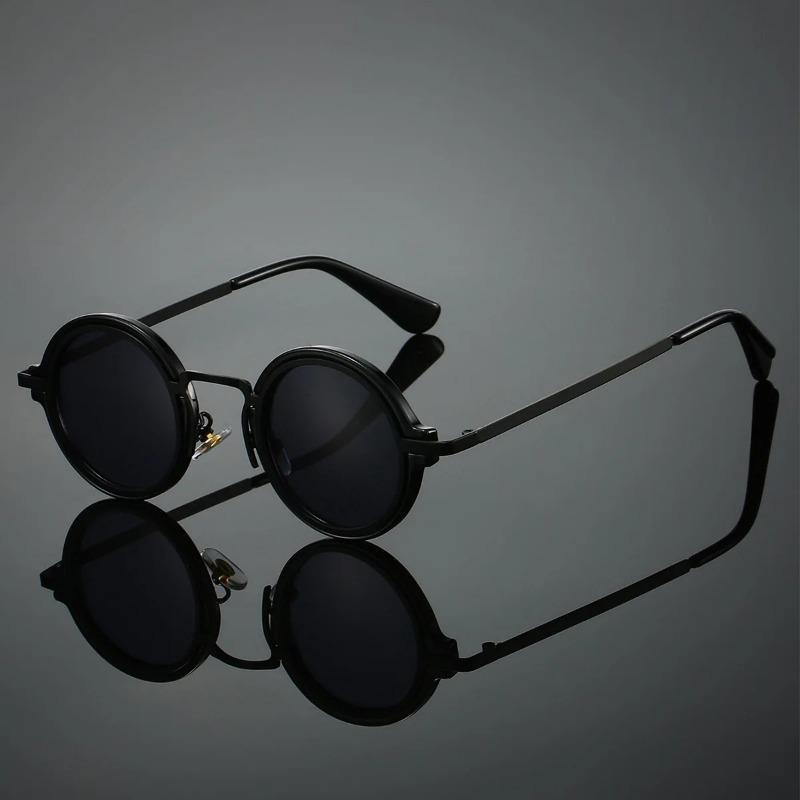 New Retro Metal Round Frame Sunglasses For Men High Quality Eyeglasses UV400 Women Causal Driving Glasses Accessories